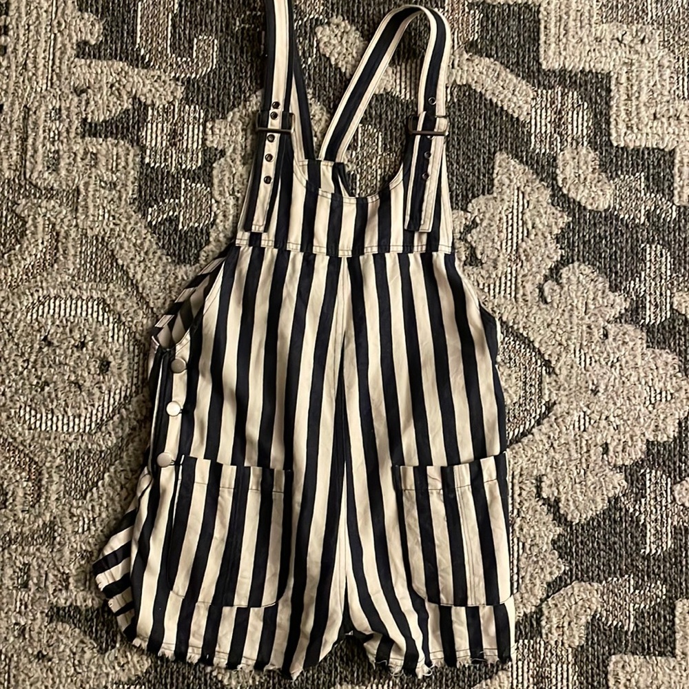 Emory Park stripped shorts overalls